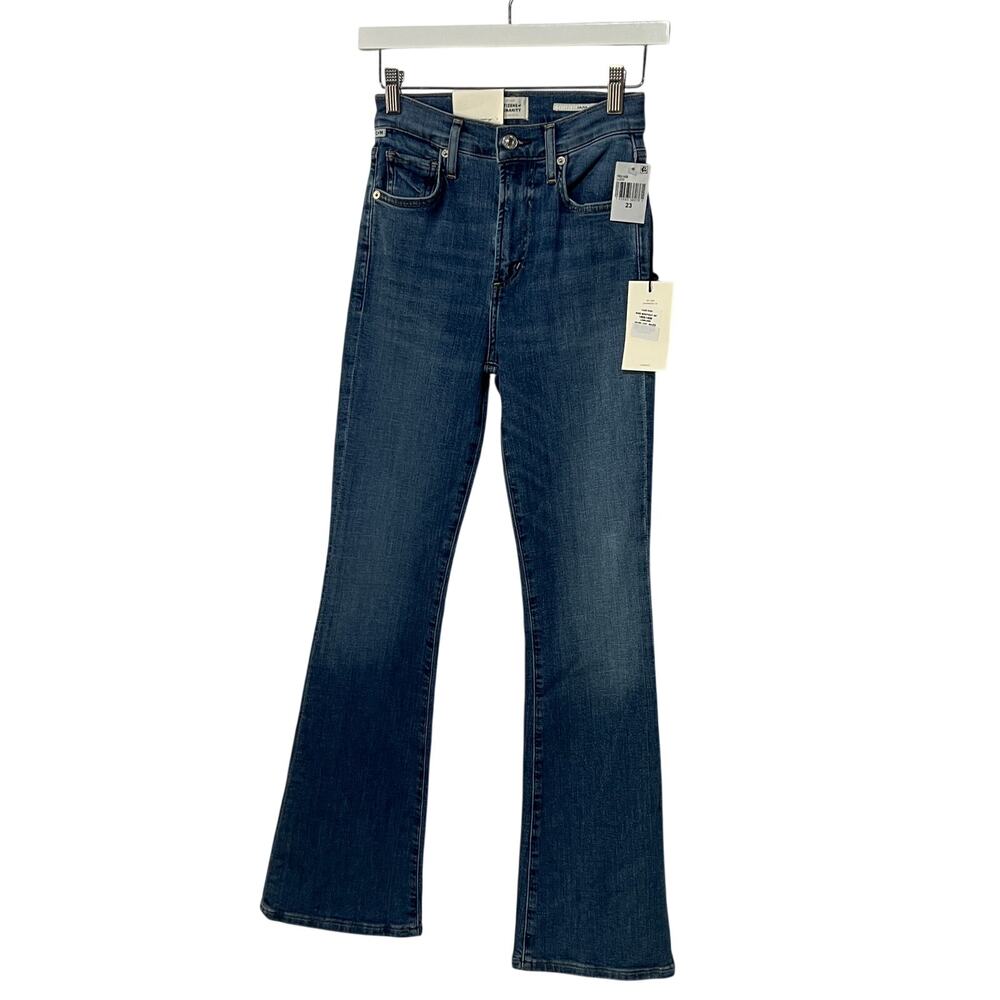 CITIZENS OF HUMANITY WOMENS SIZE 23 HIGH RISE BOOTCUT STRETCH LILAH JEANS NEW - Picture 3 of 13